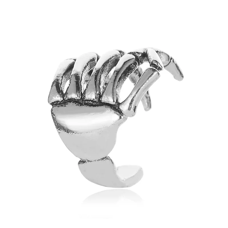 Skeleton Hand Ear Clip Earring For Women Men ear clip earrings,clip earrings,ear clip,fashion earrings