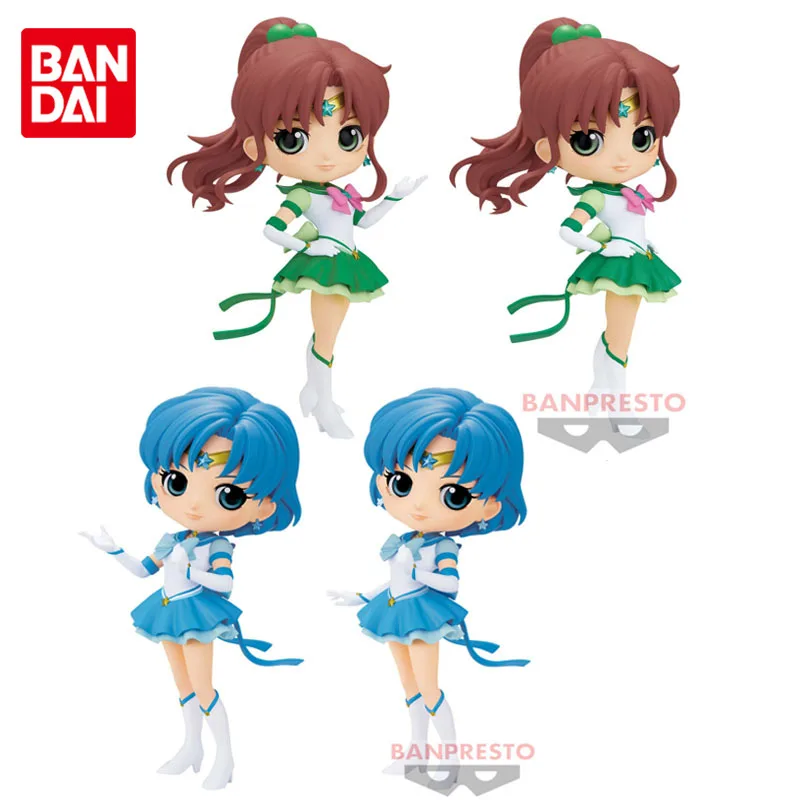 

Bandai BANPRESTO Theatrical Version Sailor Moon Cosmos Q Posket ETERNAL SAILOR JUPITER SAILOR MERCURY Anime Action Figures Toys