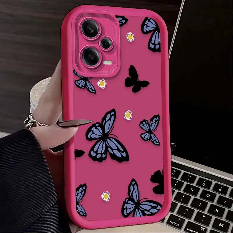 Blue and Purple Butterfly Smartphone Case Cover