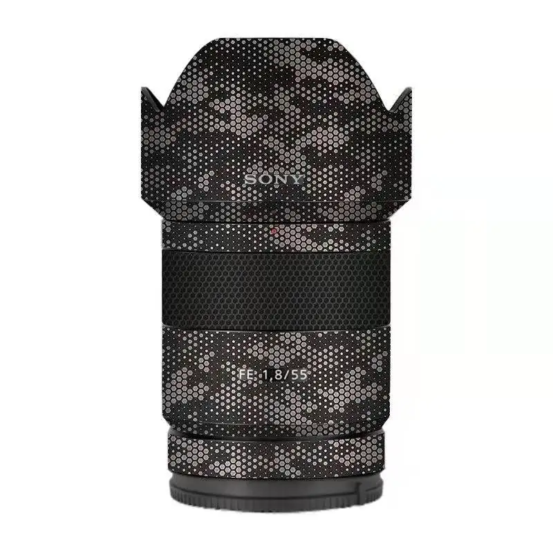 telephoto lens For Sony FE 55mm F1.8 ZA SEL55F18Z Anti-Scratch Camera Lens Sticker Coat Wrap Protective Film Body Protector Skin Cover 1.8/55 external camera screen Photo Studio Supplies