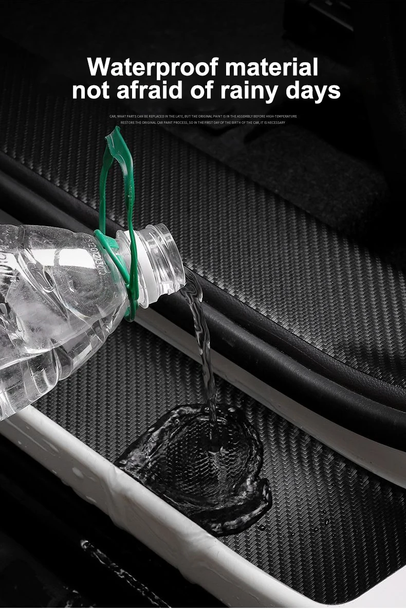 Aston Martin Instaplijst Beschermstrips - Carbon look textuur detail