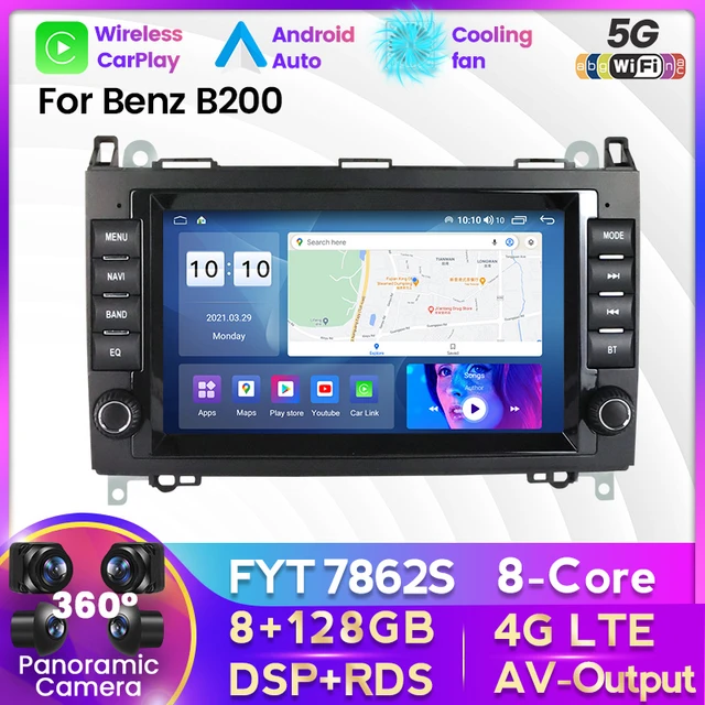 4G 32 AHD 4G) 9'' Android 12 For Mercedes Benz B200 Sprinter W906