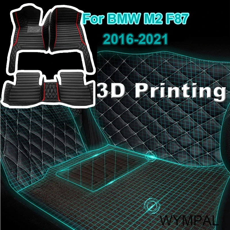 

Car Carpet Floor Mat For BMW M2 F87 2016~2021 5 Seats Waterproof Pads Car Mats Cubre Pisos Para Autos Car Accessories