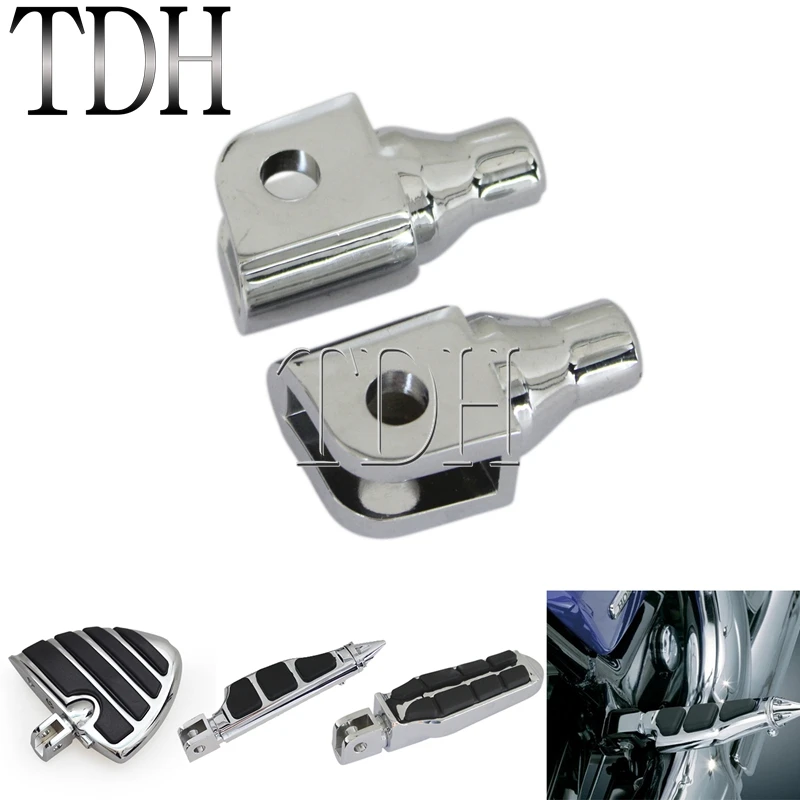 Передняя ножная педаль на шпильке для судзузки бульвар M50 M90 M109R 01-13 Адаптеры для регулировки ног на шпильке для Honda GL 1800 F6B Can-Am