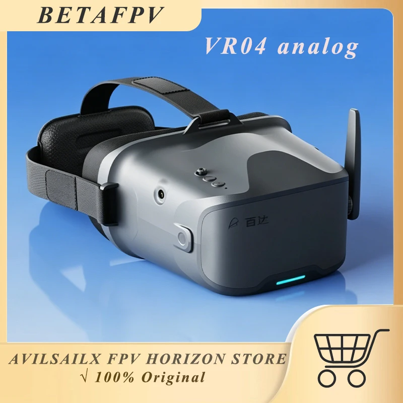 BETAFPV VR04 Lunettes FPV 4.3" 800x480 Batterie Intégrée 2000mAh