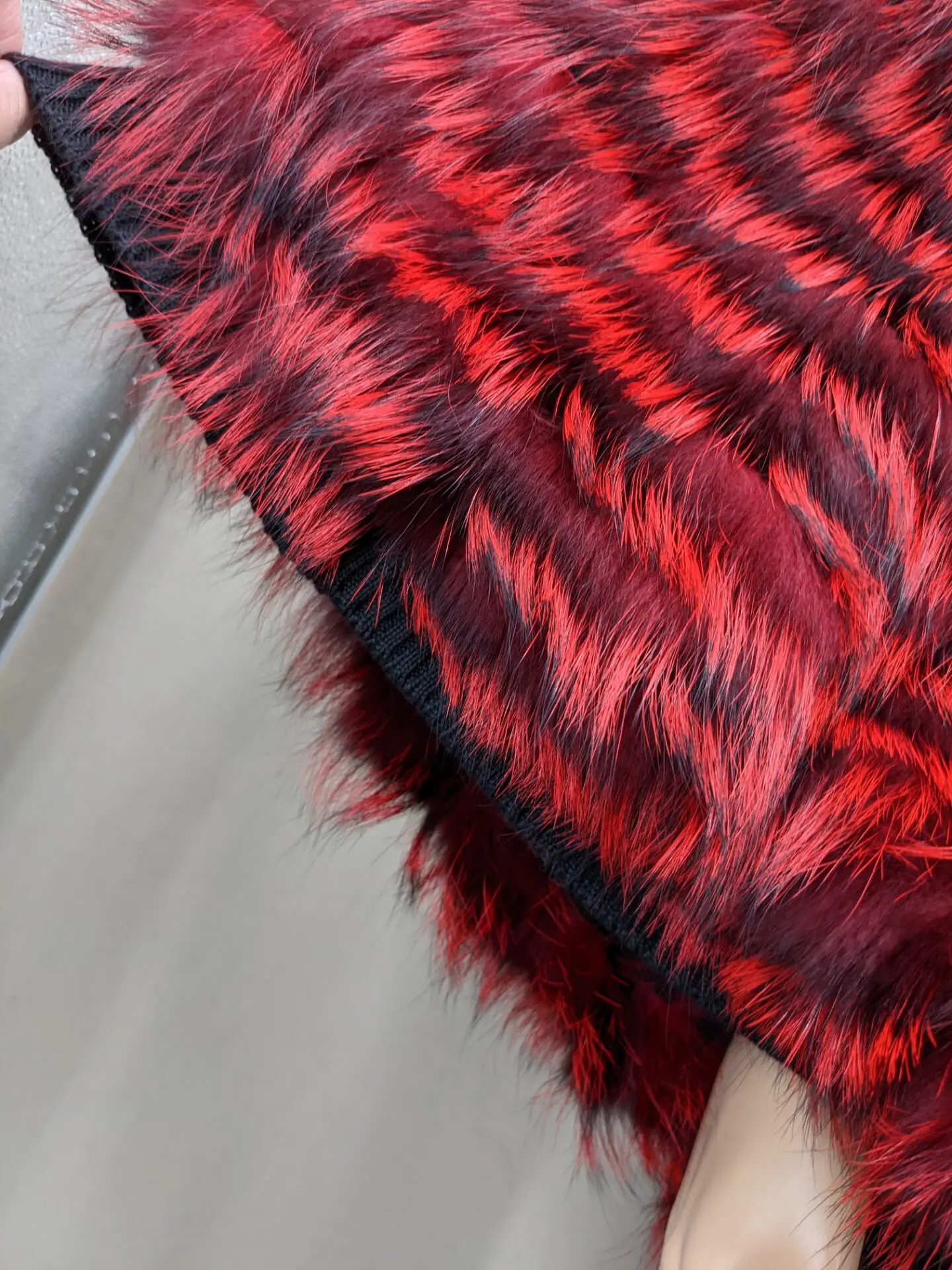 Women's Real Silver Fox Fur Cape Shawl Coat Furry Luxurious Fluffy with Fur Collar Wool Lining Cuffs Stole Crop Jacket 210727