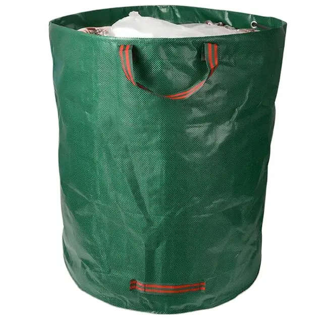 Összecsukható Kuka A Kerti Hulladék Tartályok Udvari Szalma Fűszalagok Szeméttáskák Kosár Vízálló Kültéri Tartály - Image 6