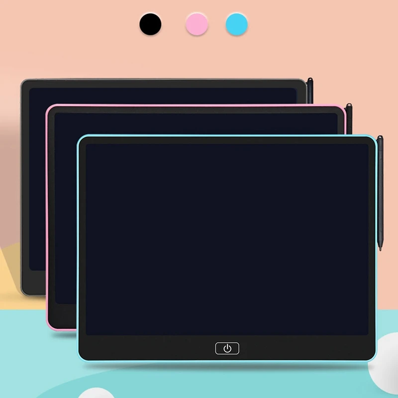 LCD 태블릿 전자 드로잉 낙서 보드, 디지털 다채로운 필기 패드, 16 인치 색상
