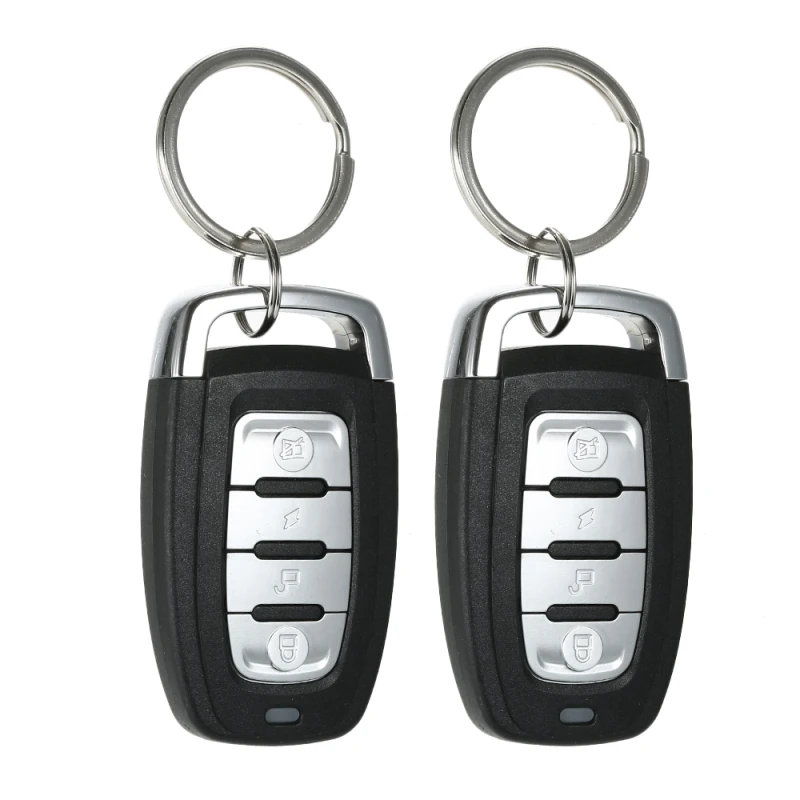 Universal Car Vehicle Security System Burglar Alarm Protection Anti-theft System 2 Remote