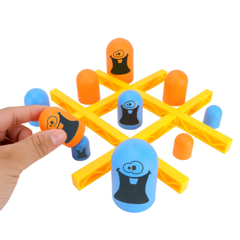 Gioco Tic Tac Toe – Il classico nuovo pensiero, grande e piccolo gioco da tavolo per divertimento tattico, gioco veloce in famiglia per grandi e piccini, divertente tictactoe a partire dai 5