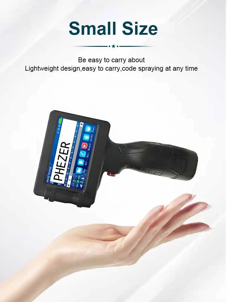 For HP P17 Handheld Inkjet Printer 12.7mm Smart Labeler for QR Bar Batch Code &
