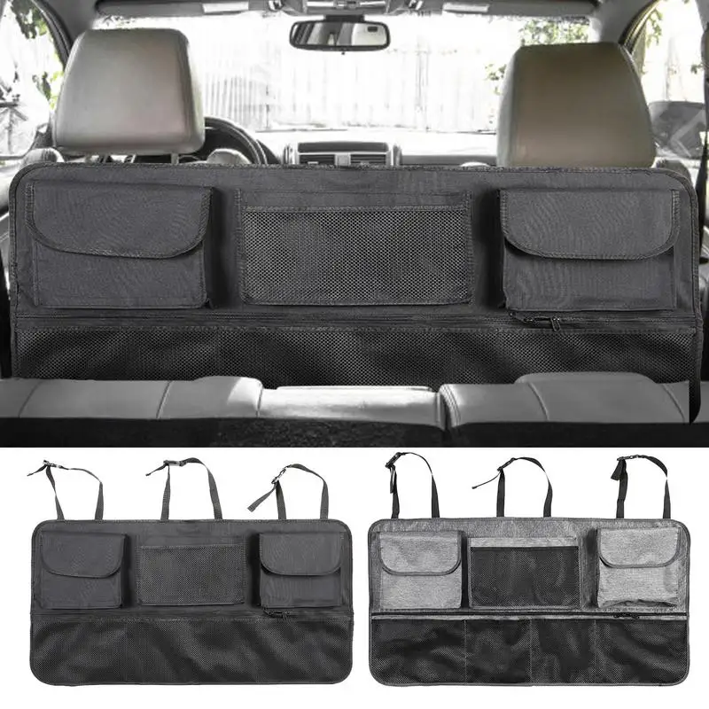 

Car Seat Back Storage Bag Car Backseat Hang Trunk Organizer Foldable Cargo Storage box Back Seat Organizer Hang for vehicle