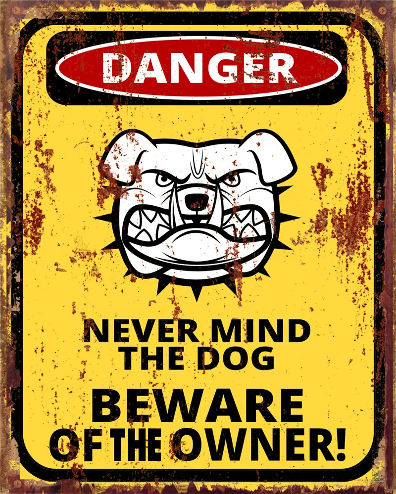

Danger Wall Poster Warning Tin Sign Caution Vintage Decoration Welcome Sign in Home Decor Bar Teen Room Decoration