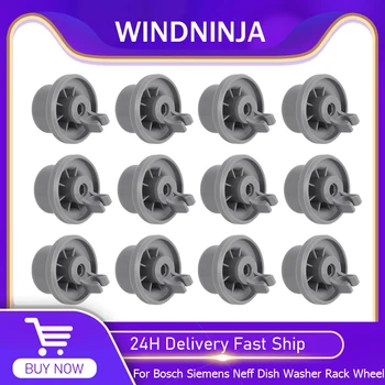 12pcs Dishwasher Wheels For Bosch Siemens Neff Dish Washing Machine Rack Wheels Replacement Parts Dishwasher Rack Basket Wheels 1