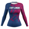 Cody Lundin Women Fightwear Long Sleeve No-Gi  Jiu Jitsu Rash Guard BJJ Rashguard Compression Sports T-Shirts Casual Blouse 6