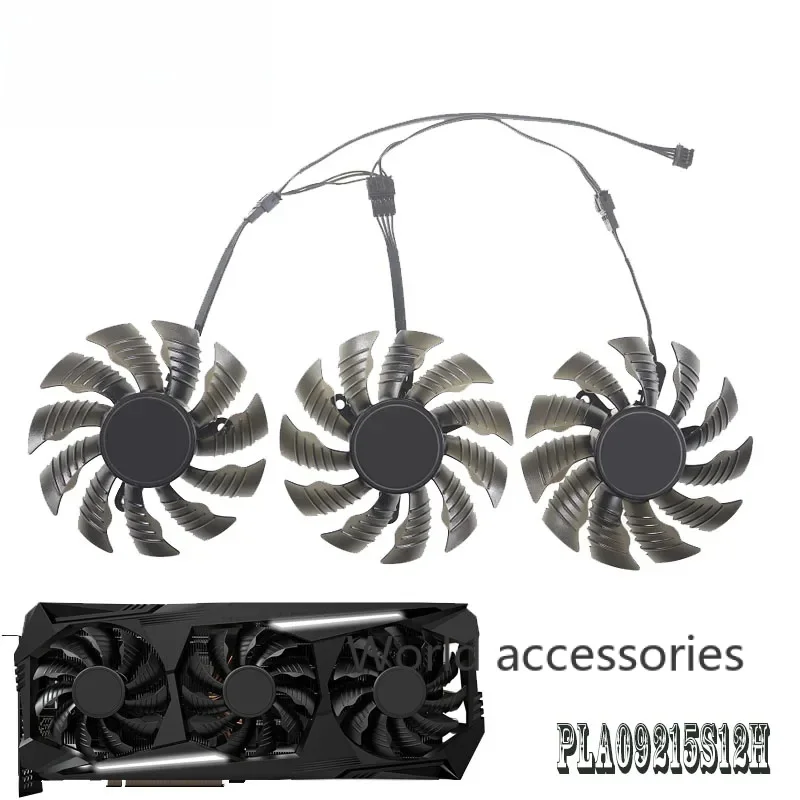 Ventola Per Scheda Grafica A 4Pin Muslimex Rx5700Xt Da 82Mm Per Gigabyte Aorus Radeon Rx 5700 Xt 8G