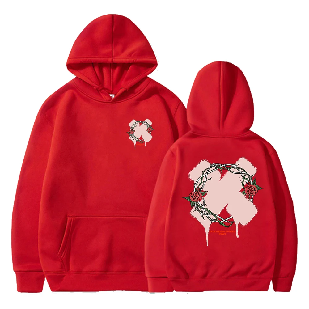 XPLR Sam and Colby Thorn Hoodie Long Sleeve Women Men Sweatshirt Casual Style Harajuku Streetwear Fashion Clothes