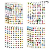 360PCS Magazine Letter Stickers Vintage Stickers, 4 Sheets Scrapbook Letters Stickers Alphabet Sticker for Scrapbooking Supplies 1