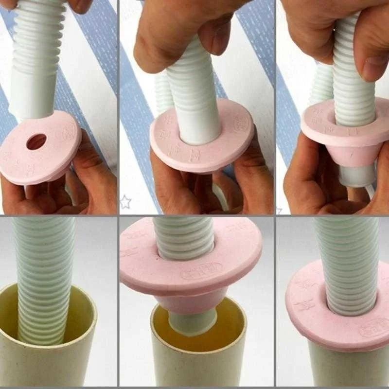 Lot De 5 Joints Déodorants Pour Tuyaux D'Évacuation - Anti-Odeurs Pour Machine à Laver Et Évier