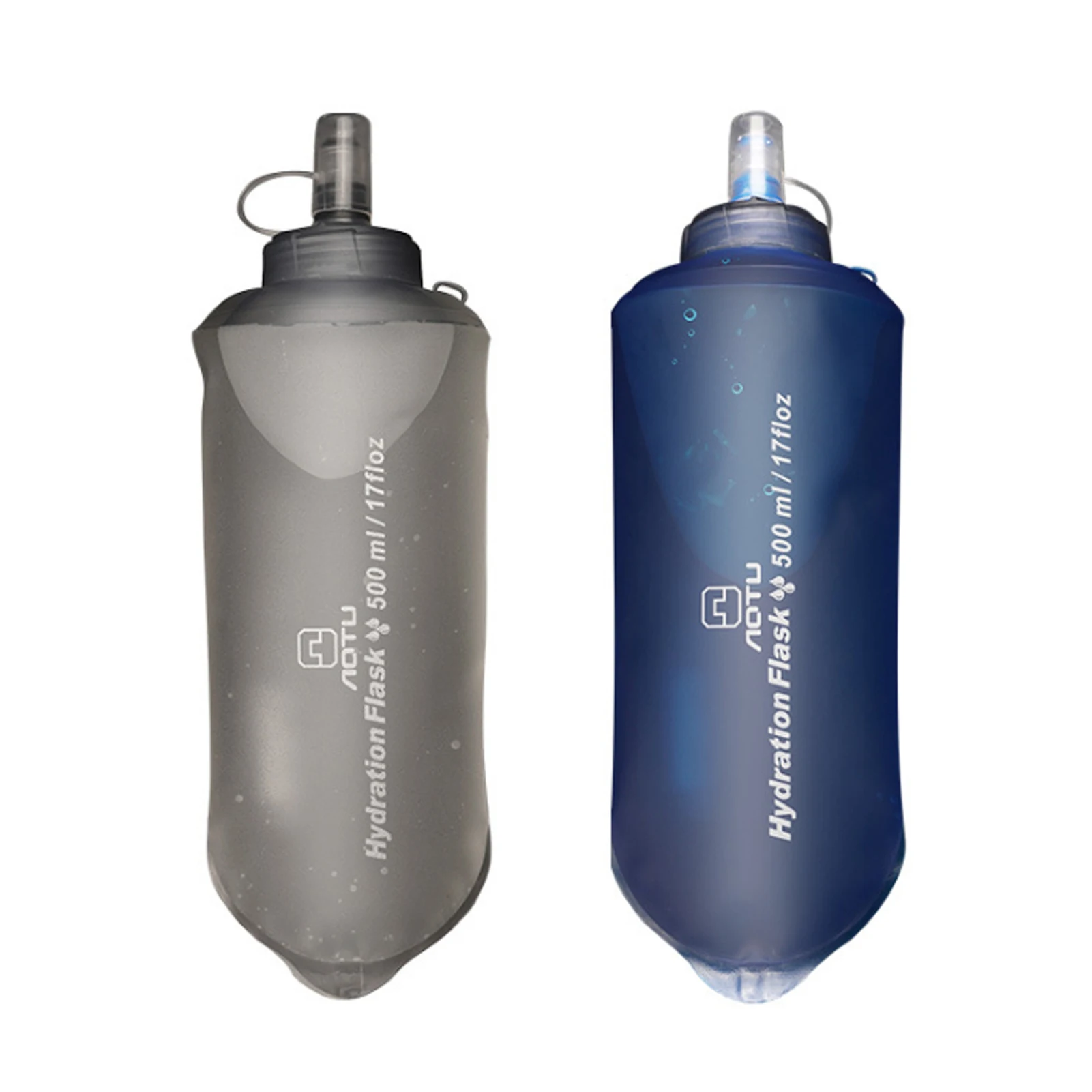 500ml Foldable Water Bottles Folding Drink Outdoor Sport Travel Running 