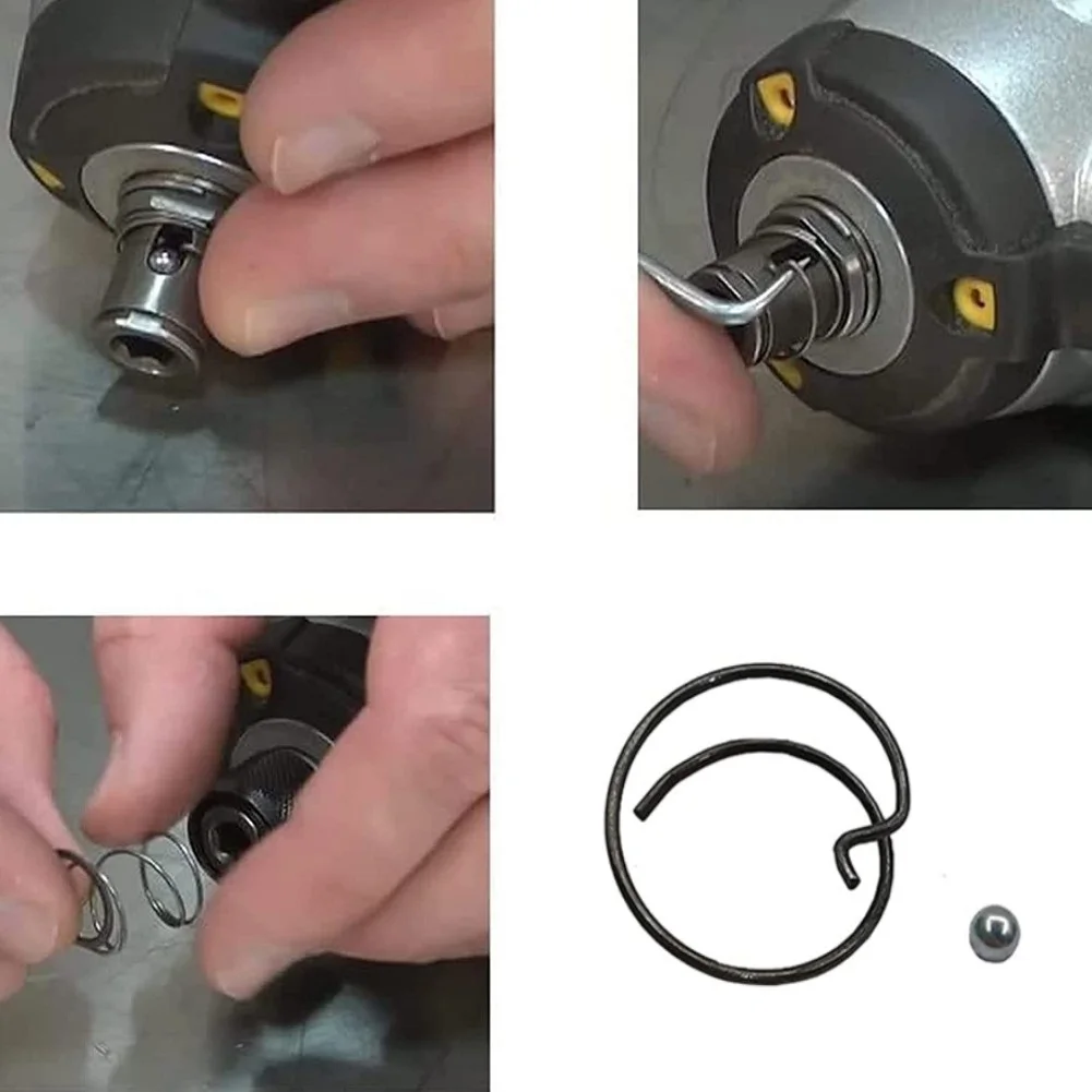 

2pcs Spring With Steel Ball Set For DC825B Type 3 DC825B Type 4 DC825K Type 3 DC825KA Type 3 DC825KA Type 4 Power Tool Parts