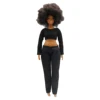 New 30cm 1/6 Doll jeans Striped Tshirt set Daily Wear Clothes for curvy Barbies doll Accessories 6