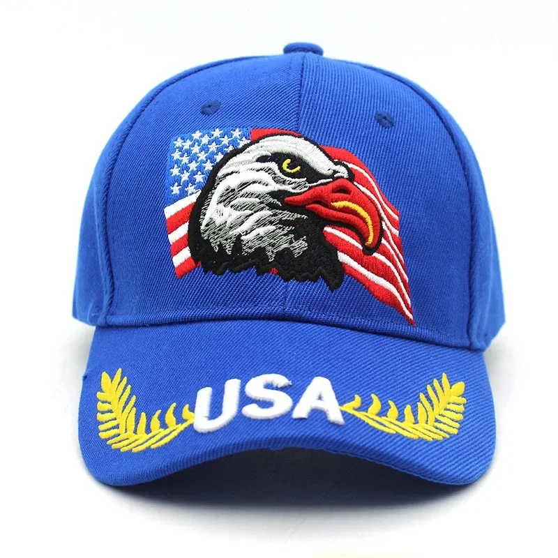 Unisex Baseball Cap 3D USA Eagle Embroidery Cap Men And Women Outdoor Sports Hats