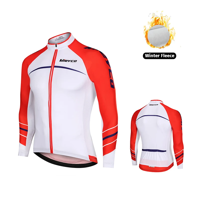 thumbnail image 1 of Jersey de Ciclismo para Hombre, Jersey térmico de lana para carreras, Top deportivo, chaquetas de manga larga para Ciclismo, Invierno 2023, 1 of 5