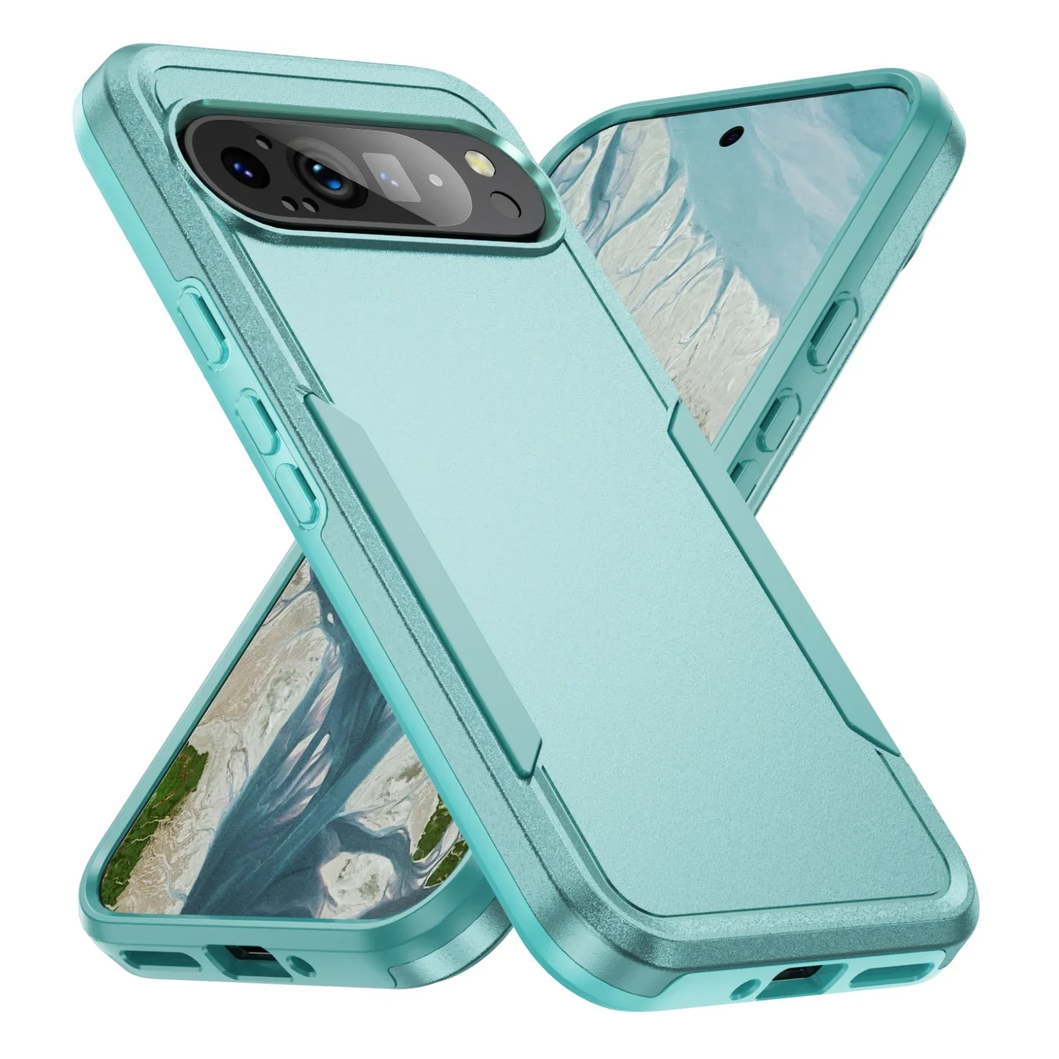 Rugged Armor Shockproof Case with Lens Protection