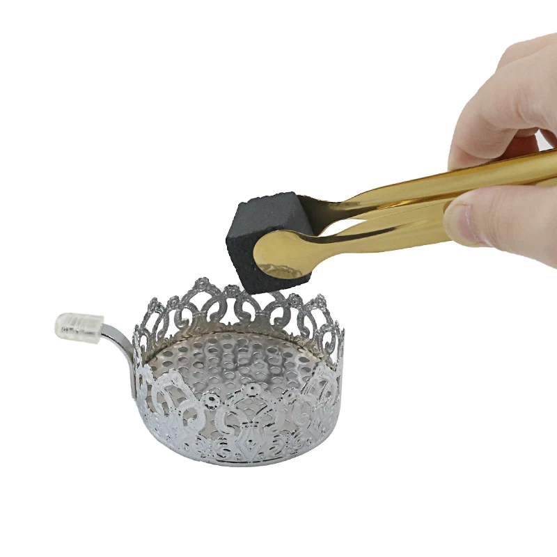 Hookah Charcoal Tongs Tweezers Shishia Chicha Sheesha Narguile Smoking Accessories Vattenpipa Cachimba Nargila 1PC hookah accessories hookah tongs hookah replacement accessories