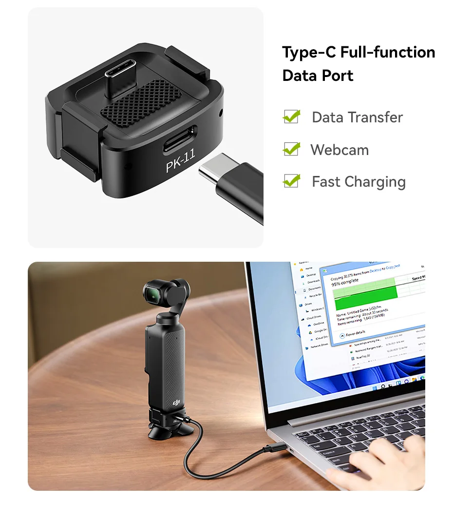 Ulanzi Pocket 3 Mini Tripod /Arri Locating Base for Osmo Pocket 3