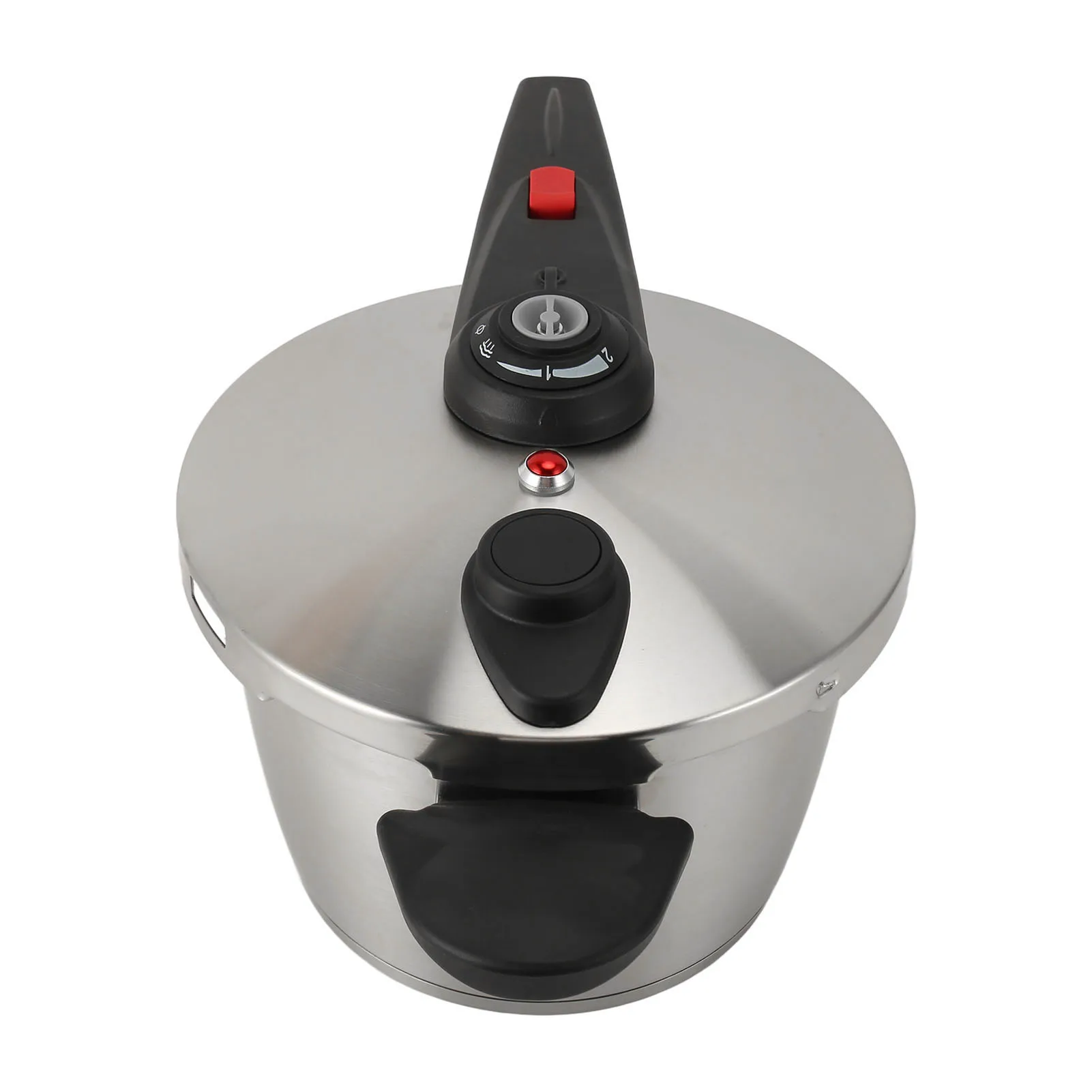 Pressure Cooker Efficient and Quick Cooking 304 Stainless Steel Multi Cooker 2 Adjustable Pressure Level Safety Valve for Home