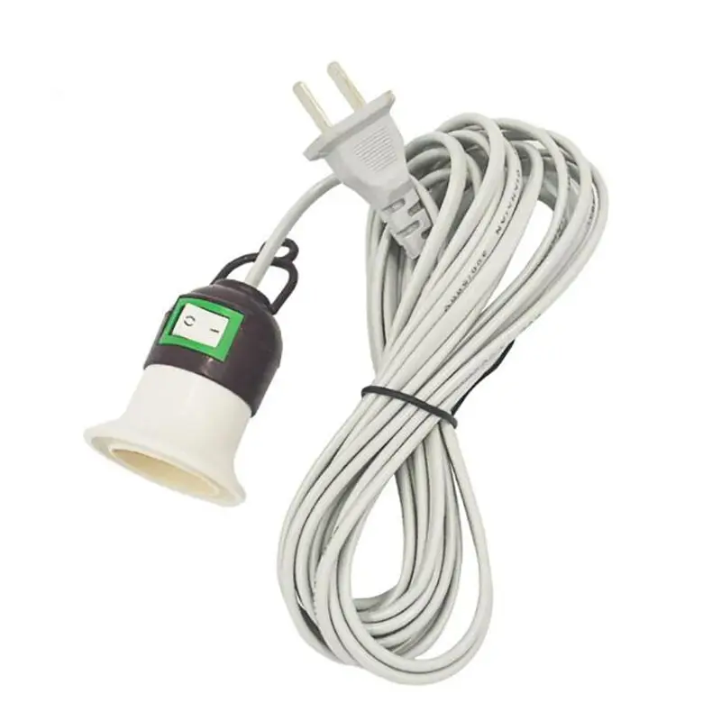 5MExtensionHangingLanternPendantLightLampCordCableE27Socket