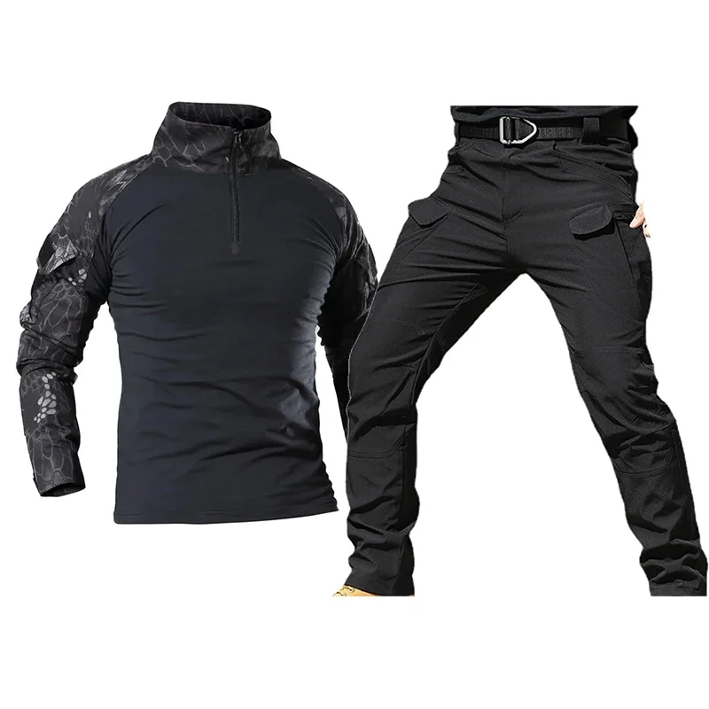 Stealthy Tactical Uniform Set With Multicam Camouflage For Enhanced Adventures