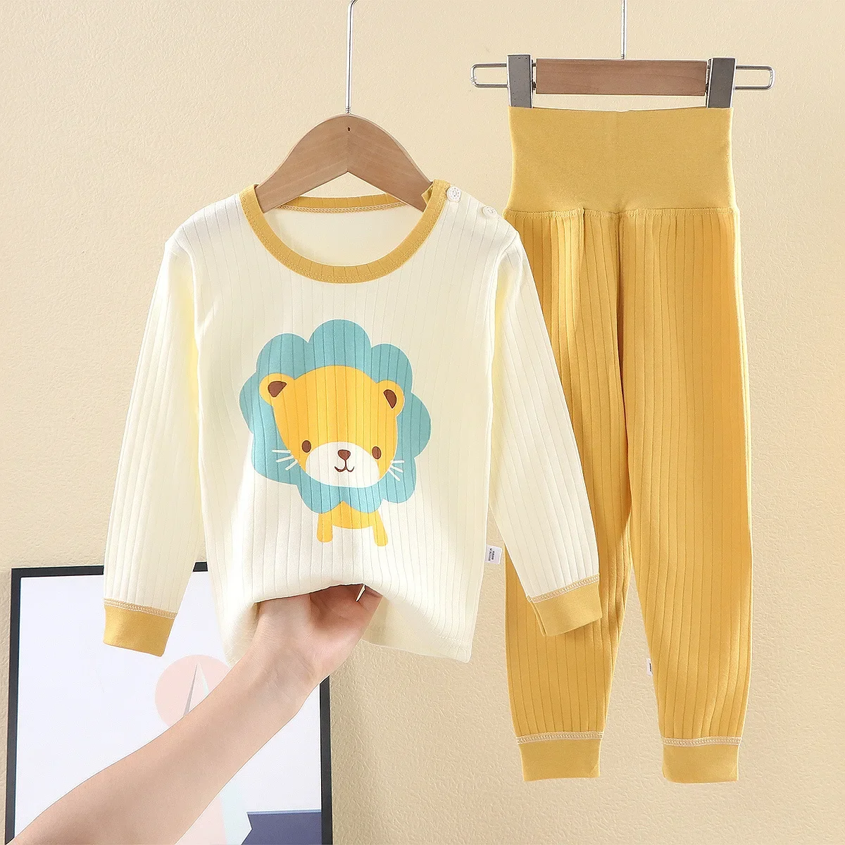 Children's Cotton Underwear Set Infant Spring and Autumn Thread Clothes Boys and Girls Baby Autumn Clothes Pants children underwear suits children clothes