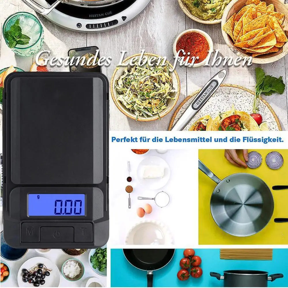 

Portable Kitchen Scales Digital Precision Balance Food Gram Scale For Cooking Baking Jewelry Accurate Weighing Scales