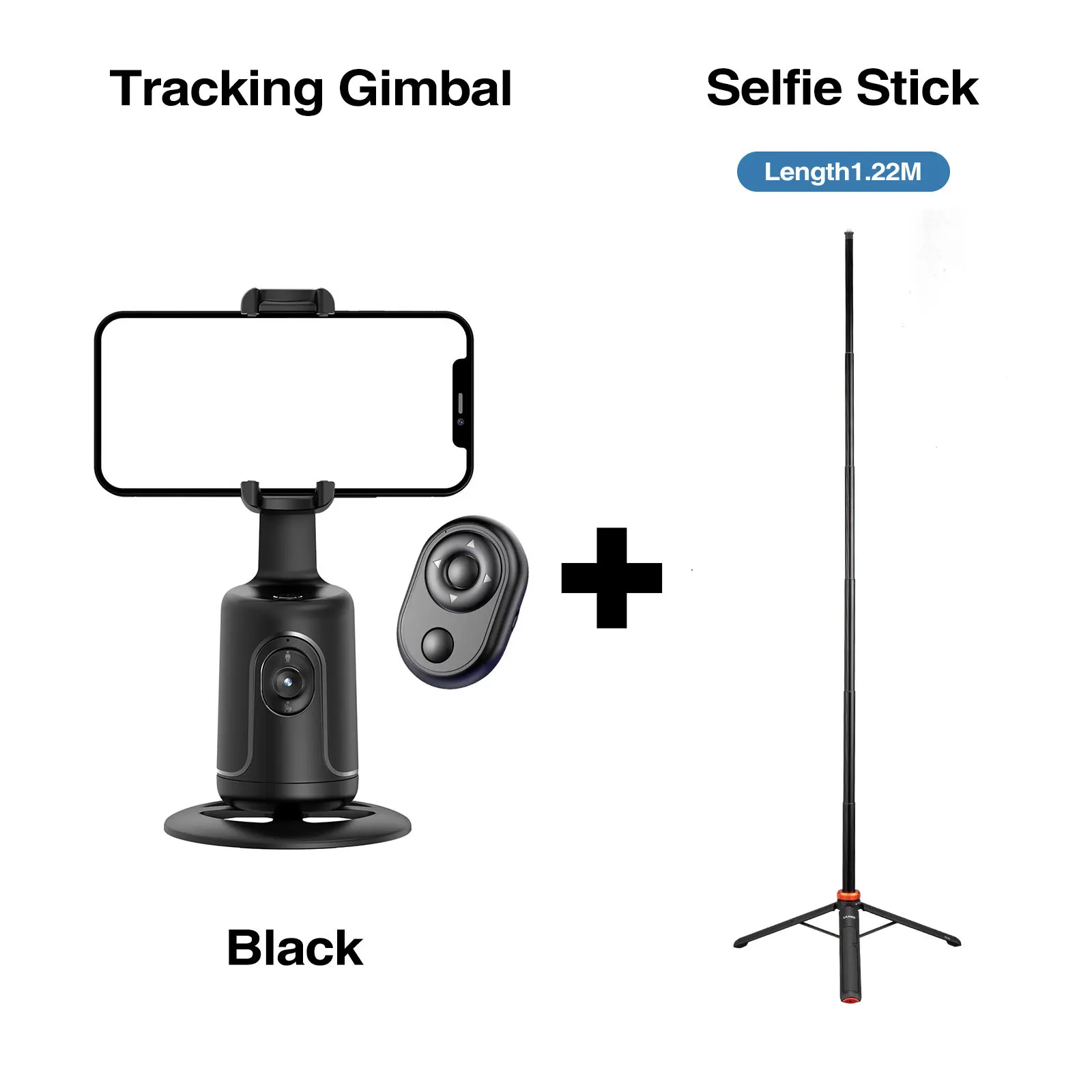 Perche Selfie Trépied Avec Suivi Automatique – Support Téléphone Intelligent SelfieShow (neuf)