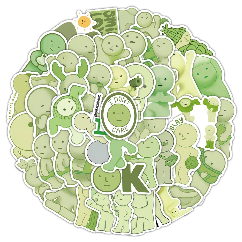 Smiski Stickers Vinyl Waterproof Stickers Pack Water Bottle Laptop Scrapbook 50Pcs waterproof stickers