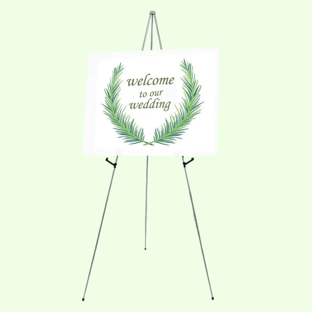 Easy Storage Art Easel with Clip Wedding Sign Solid Metal Display Stand White Easel Stand School Use sketch easel