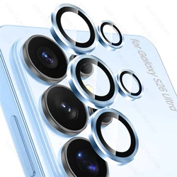 Premium Aluminum Alloy Ring Camera Glass Case - Enhanced Protection for Samsung Galaxy S26 Ultra 5G Lens (Light Blue - 06)