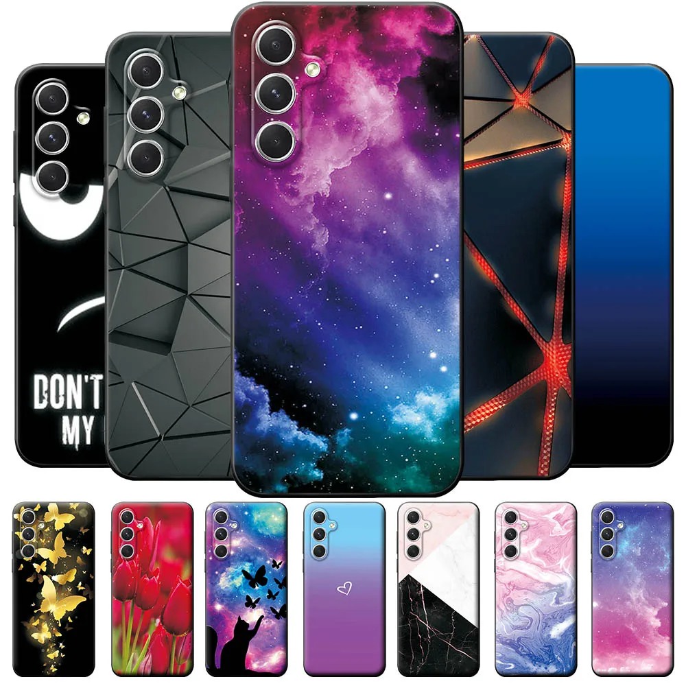Per Samsung S23 Fe Custodia Morbida Cover Posteriore In Silicone Tpu Per Samsung S23 Custodie Fashion Bumper S23Ultra S23Plus Funda Coque