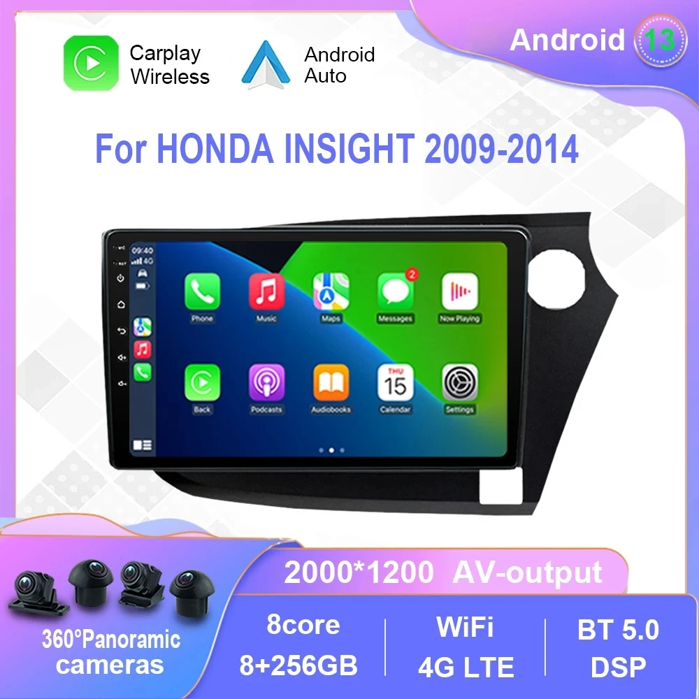 

Автомобильный мультимедийный плеер на Android 13, с сенсорным экраном и GPS-навигацией для HONDA vision 2009-2014(RHD)