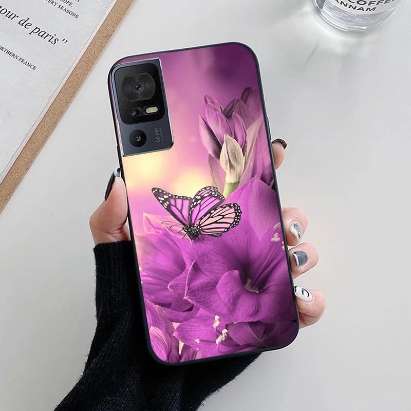 Stylish Black Silicone Phone Cover – Lovely Soft TPU Bumper Case