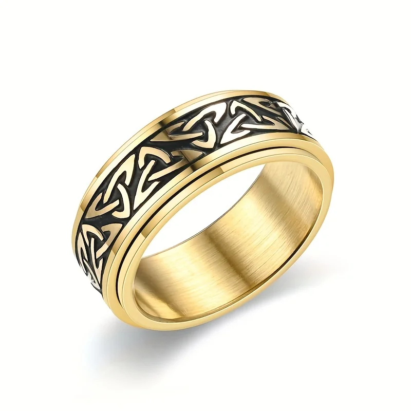 Fashion Titanium Steel Ring - Packaging or size reference image