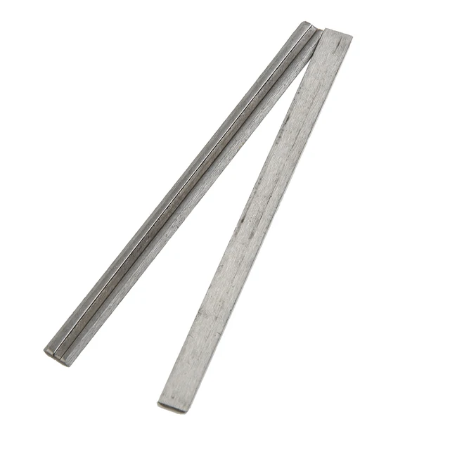 10 Lame HSS Per Pialla Elettrica - 82mm, Reversibili, Di Ricambio Per Lavorazione Legno - Foto 5