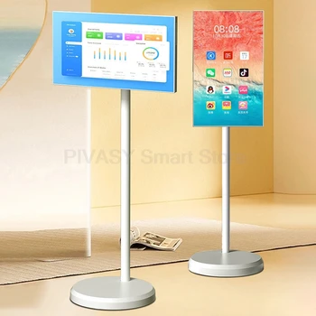 Popolare touch screen da 21,5 pollici con display intelligente Android 12 per giochi in palestra Monitor mobile per conferenze all'aperto Smart TV portatile dal vivo 1