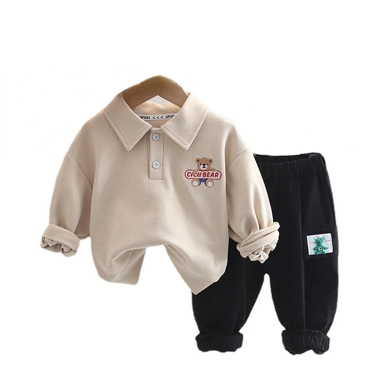 

New Spring Autumn Baby Girls Clothes Children Boys Casual Cotton T-Shirt Pants 2Pcs/Sets Toddler Costume Infant Kids Tracksuits