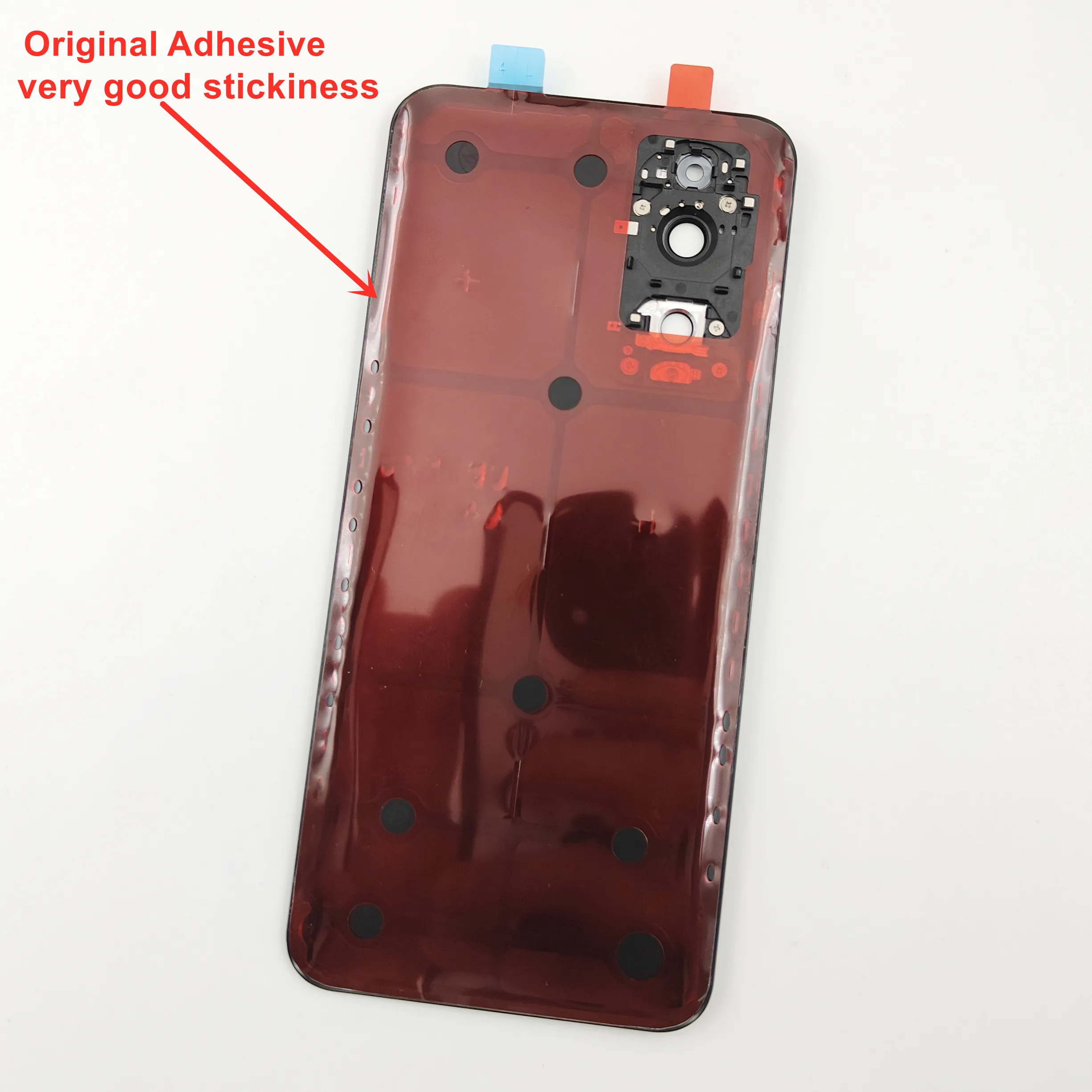 Huawei Honor 90 용 후면 유리 문짝 배터리 커버, Honor90 후면 뚜껑 하우징 케이스, 카메라 렌즈, 정품 접착제