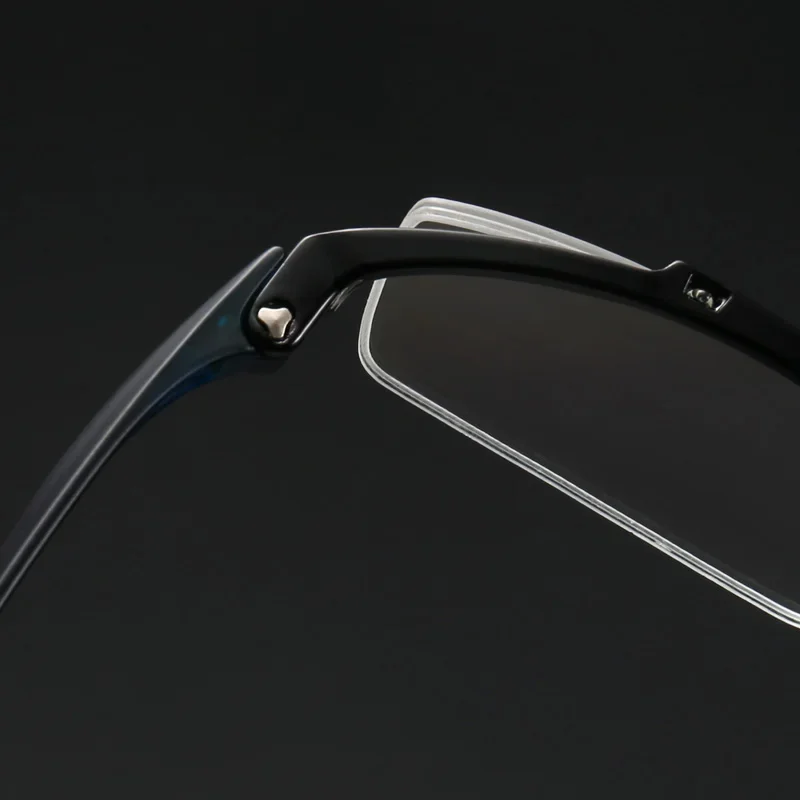 Aror Unisex Semi Rim Square Brow Line Eyeglasses 3