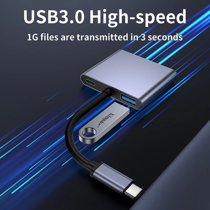 Unnlink-hub Usb c tipo c para Dual Hdmi Usb 3.0 Conversor pd 87w Adaptador para Macbook Air Pro m2 m1 Estender Tela Diferente 4k - Imagem 4